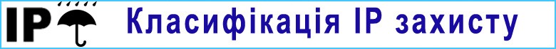 Классификация IP защиты